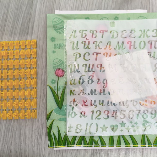 Craft supplies set used with clay, paints, silicone molds, and accessories