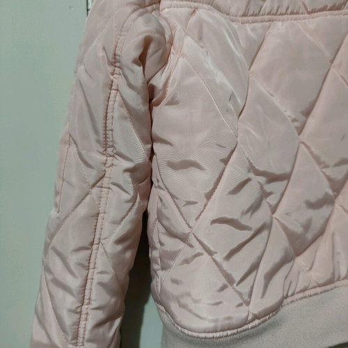 Papillon quilted bomber jacket used, pink, age 8