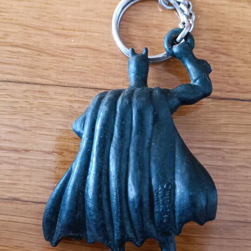 Batman keychain vintage 1989, used, black