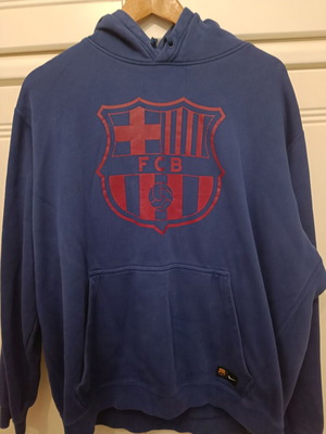 Nike Hoodie FCB blue like new, XXL