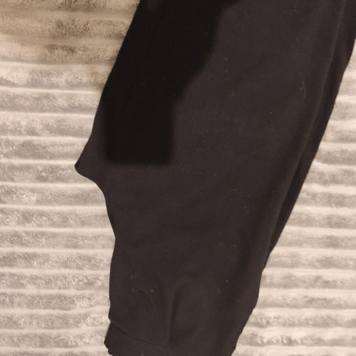 Pink Woman black pants XXL used with elastic waist and pockets