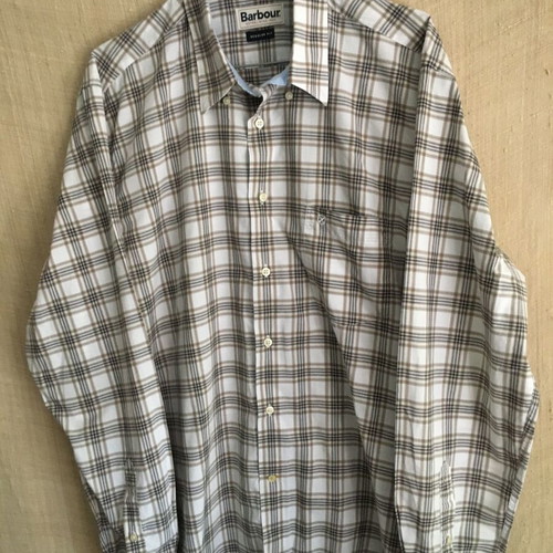 Barbour tartan shirt size L like new, 100% cotton