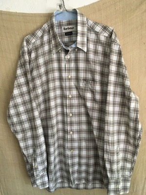 Barbour tartan shirt size L like new, 100% cotton