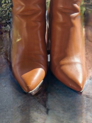 Tabba ankle boots used, size 37, 9 cm heel