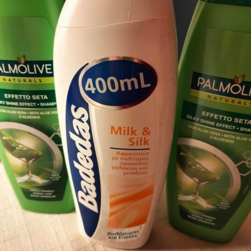 Body and hair care set new with Badedas and Palmolive