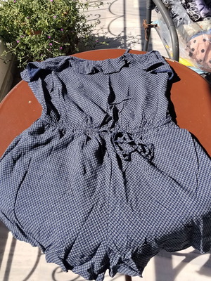 Shorts bodysuit like new, blue and gray, size S