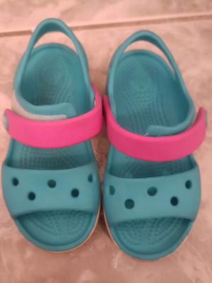 Crocs πέδιλα μεταχειρισμένα, νούμερο 24, μπλε