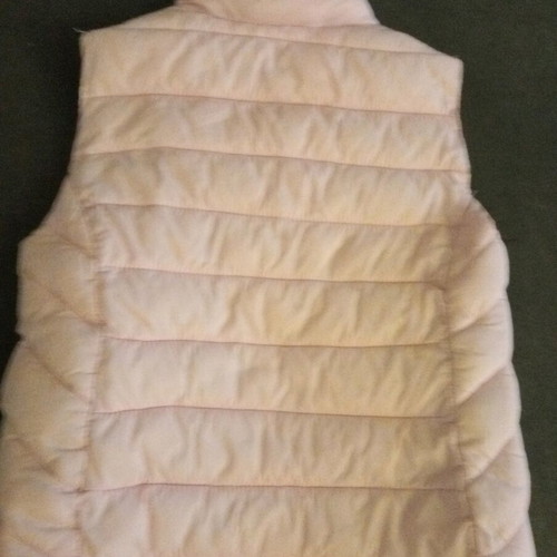 Zara autumn down sleeveless jacket used 6-7 years 122 cm pink