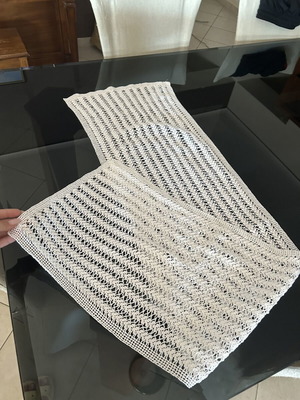 Handmade vintage table runner