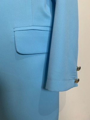 Σετ σακάκι και παντελόνι MSR collection τιρκουάζ σαν καινούργιο