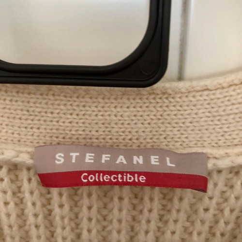 Stefanel collectible cardigan like new with sequin sleeves, size XL