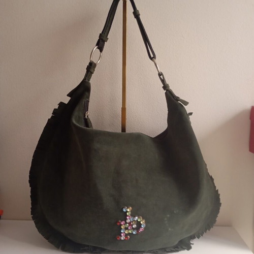 Rocco Barocco Souede Bag used, shoulder, cypress green