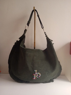 Rocco Barocco Souede Bag used, shoulder, cypress green