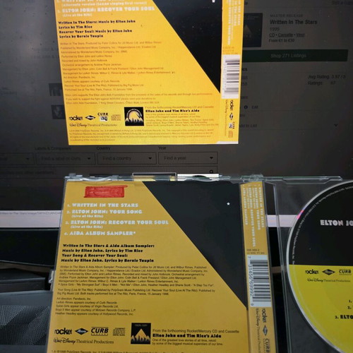 Elton John Aida CD collaboration with LeAnn Rimes like new, Pop