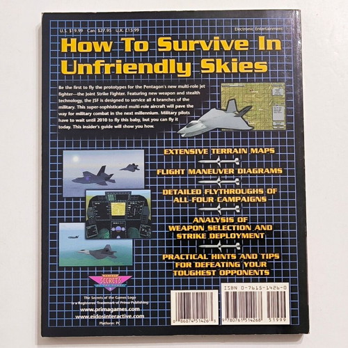 Strategy Guide JFS: Joint Strike Fighter like new, in English