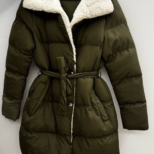 Brave Soul jacket like new with waist belt, warm