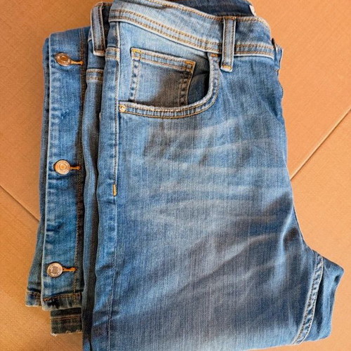 Zara bell-bottom jeans like new, blue, size S / 36 / 8