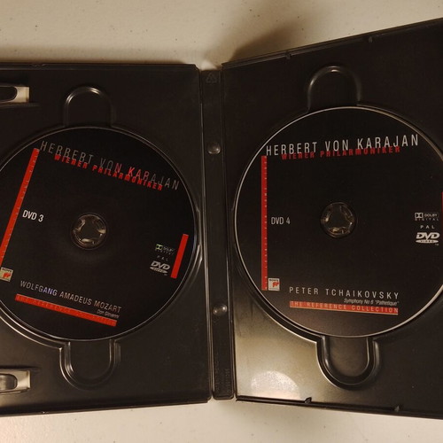 Herbert Von Karajan The Reference Collection 6 DVD set like new, classical