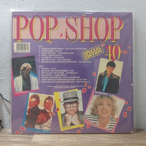 Pop Shop 40 vinyl used, pop, 1988