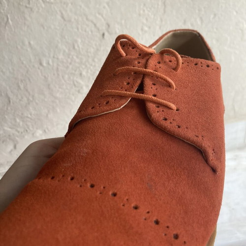 Villains SF Orange shoes used size 43.5 moccasins