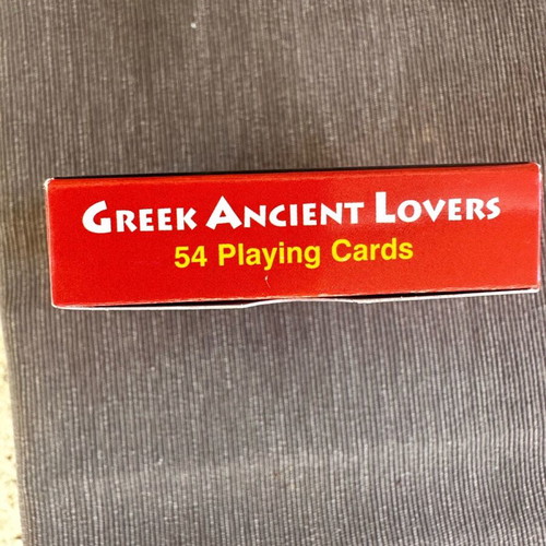Greek Ancient Lovers playing cards new with erotic scenes