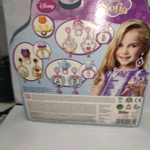 Disney Sofia Little Princess set earrings and rings new sealed
