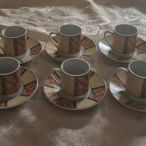 Coffee cups like new, set of 6 pieces