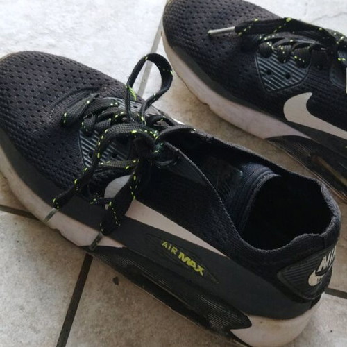 Nike Air athletic shoes used, size 40, black
