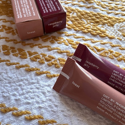 Rhode Peptide Lip Tint new, Toast and Raspberry Jelly shades