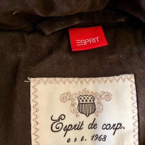 Esprit winter jacket like new, brown, size M