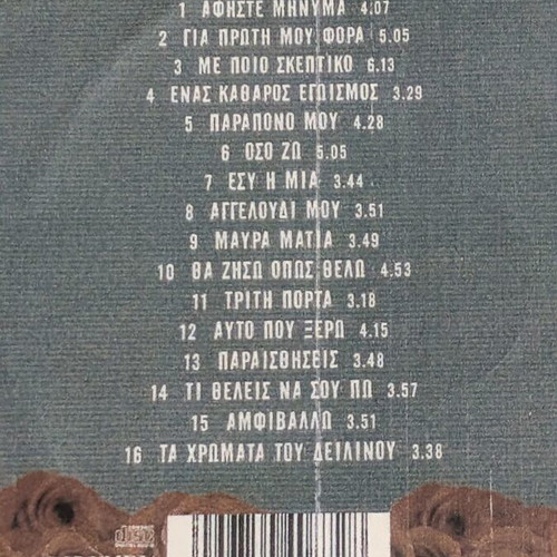 Triantafyllos Afiste Minyma CD like new, original album