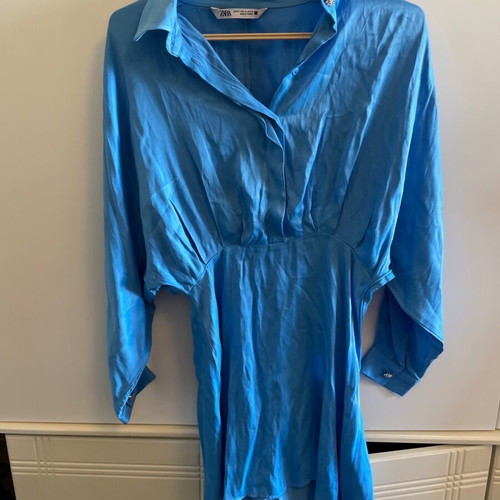 Zara dress blue XS with beautiful buttons