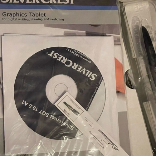 Silver Crest Computer Stylus New With Installation Software
