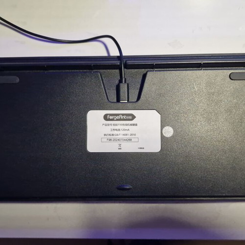 ForgeAnt F98 Wired Mechanical Gaming Keyboard like new with RGB lighting
