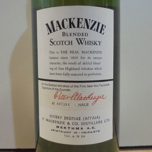 The Real Mackenzie Scotch Whisky old sealed bottle 750ml like new