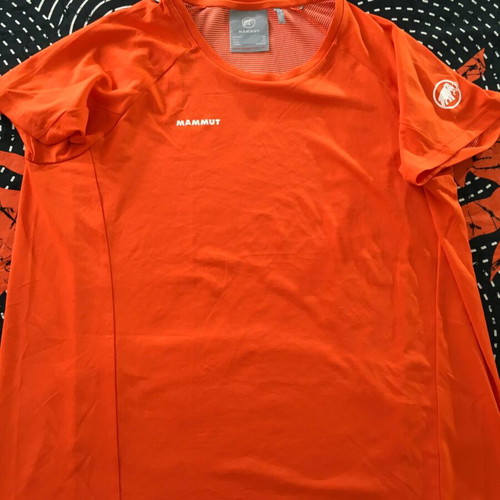 Mammut women's t-shirt size XL used, colorful, polyester