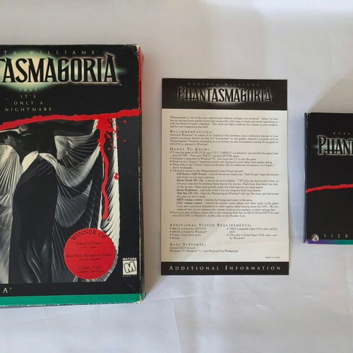 Phantasmagoria παιχνίδι PC μεταχειρισμένο, περιπέτεια, Sierra big box