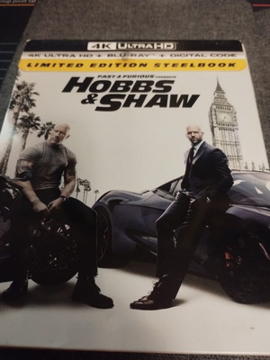 Hobbs & Shaw 4K Ultra HD Blu-ray Limited Edition Steelbook σαν καινούριο
