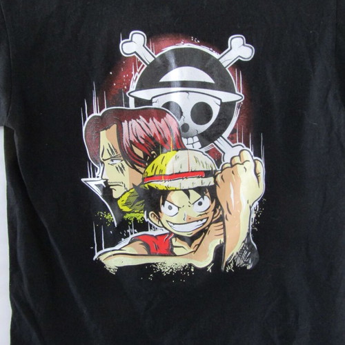 One Piece t-shirt used, size Medium, black
