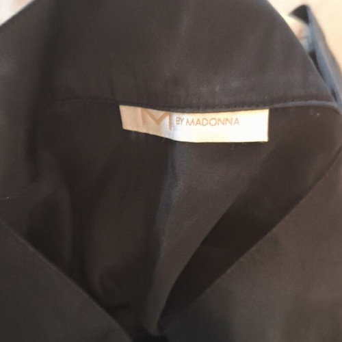 Madonna x H&M 100% silk wrap dress like new, black