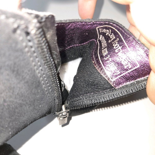 Replay velvet pumps size 37 like new, black