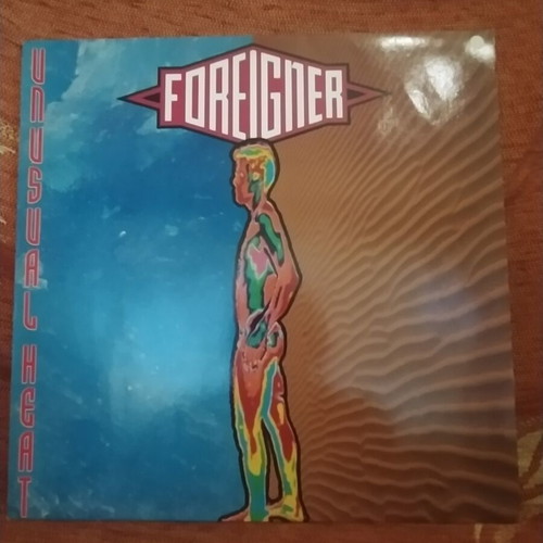 Foreigner Unusual Heat LP like new, 1991 European edition