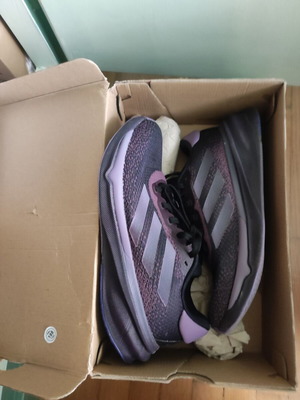 Adidas Performance Supernova Stride Running Shoes 38 New Black with Purple