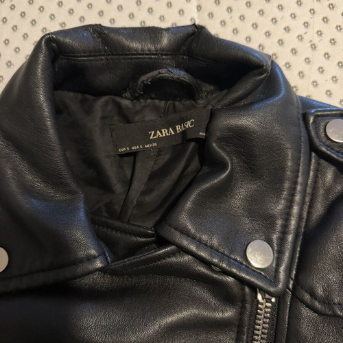 Zara jacket, size small, black