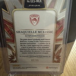 Panini Select Euroleague Shaquielle Mckissic numbered autograph card /49