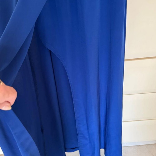 Maxi dress BSB like new, royal blue, V-neck, short sleeves, pockets