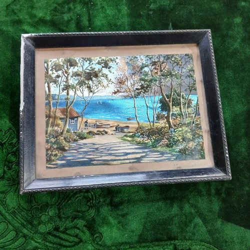Card framed art print 35x28 cm