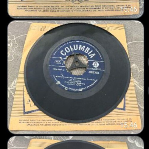 45rpm record Pan. Gavalas - Zoi Panagiotou used, laiko
