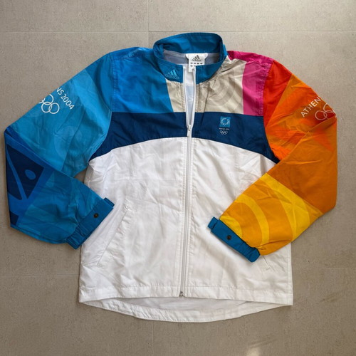 Athens 2004 Olympic Games Volunteer Windbreaker Jacket Adidas L σαν καινούργιο