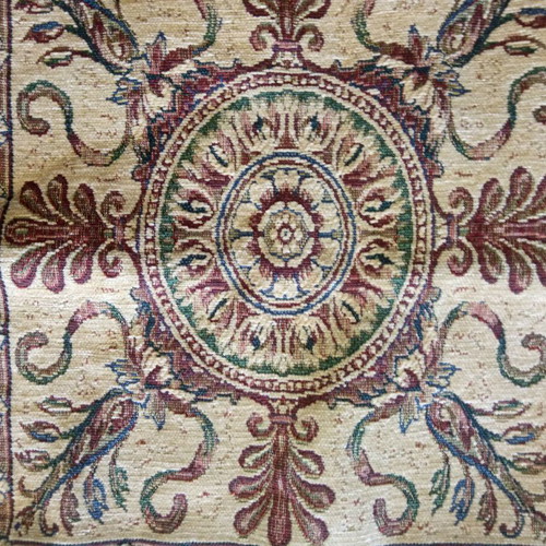 Chenille pillowcases used with two beautiful designs